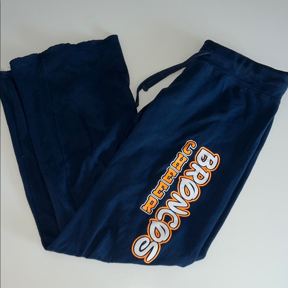 Broncos Women's Navy Sweatpants